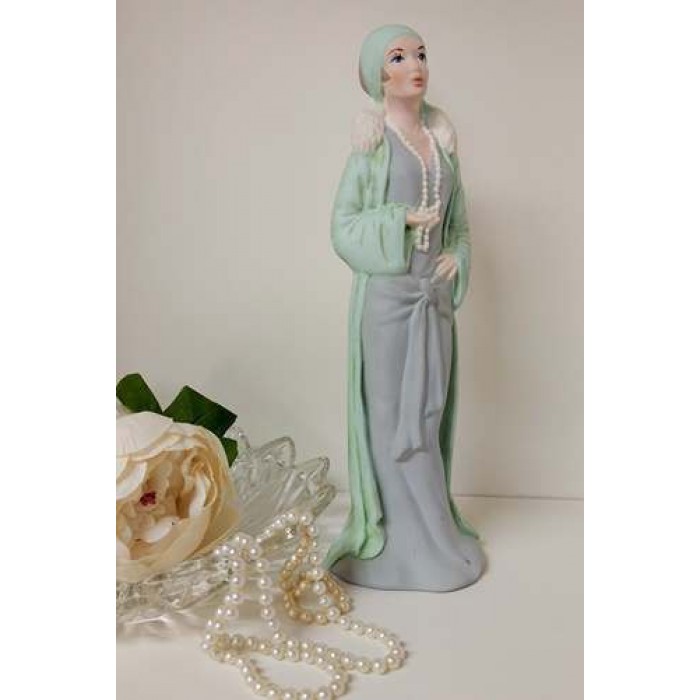 Figurine lady Edith de style mode des années 20